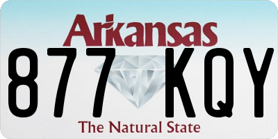 AR license plate 877KQY