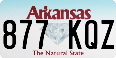 AR license plate 877KQZ