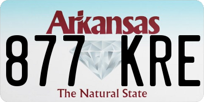 AR license plate 877KRE