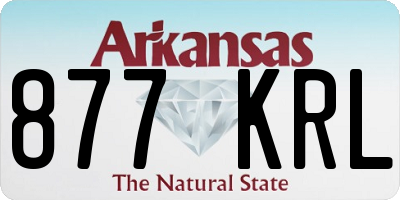 AR license plate 877KRL