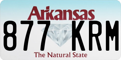 AR license plate 877KRM