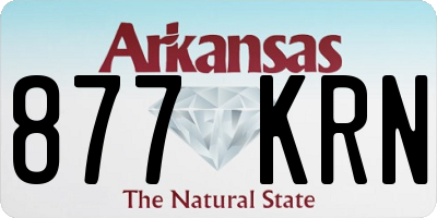 AR license plate 877KRN