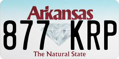 AR license plate 877KRP
