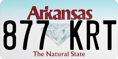 AR license plate 877KRT