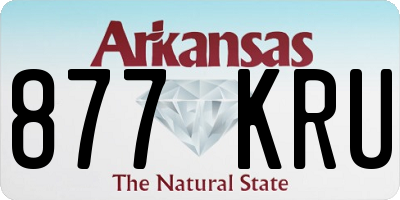 AR license plate 877KRU
