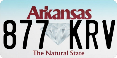 AR license plate 877KRV