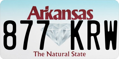 AR license plate 877KRW