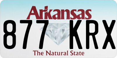 AR license plate 877KRX