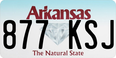 AR license plate 877KSJ