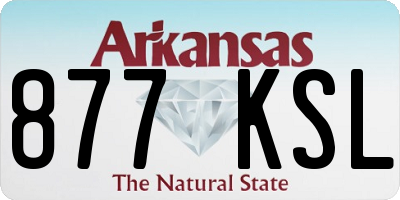 AR license plate 877KSL