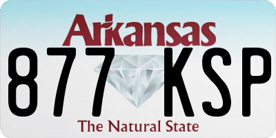 AR license plate 877KSP