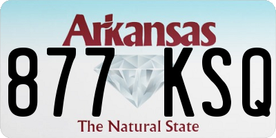 AR license plate 877KSQ