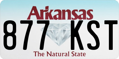 AR license plate 877KST