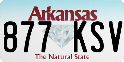AR license plate 877KSV