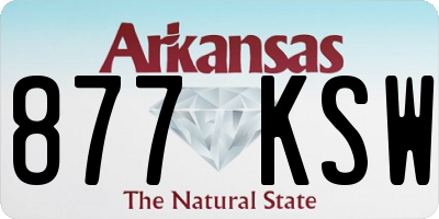 AR license plate 877KSW