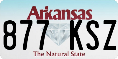 AR license plate 877KSZ