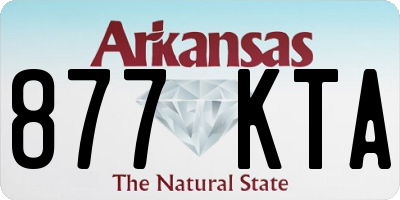 AR license plate 877KTA
