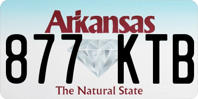 AR license plate 877KTB