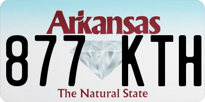 AR license plate 877KTH