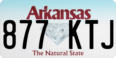 AR license plate 877KTJ