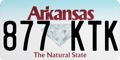 AR license plate 877KTK