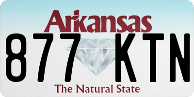 AR license plate 877KTN