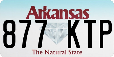 AR license plate 877KTP