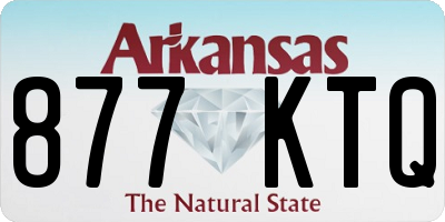 AR license plate 877KTQ