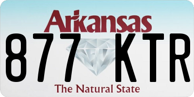 AR license plate 877KTR
