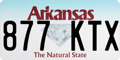 AR license plate 877KTX