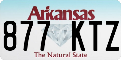 AR license plate 877KTZ