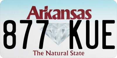 AR license plate 877KUE