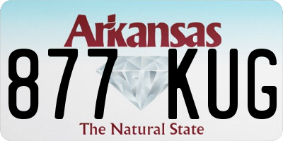 AR license plate 877KUG