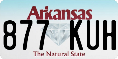 AR license plate 877KUH