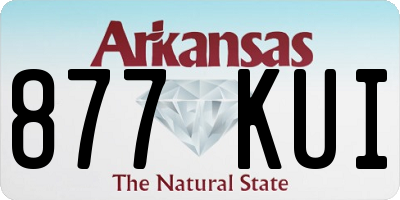 AR license plate 877KUI