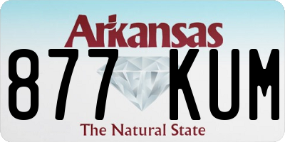 AR license plate 877KUM