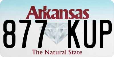 AR license plate 877KUP