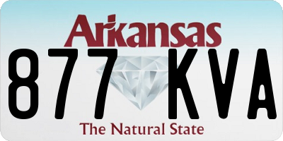 AR license plate 877KVA