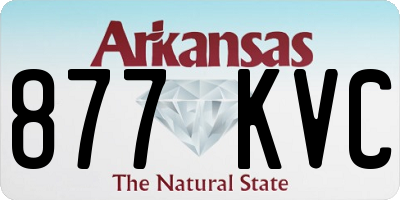 AR license plate 877KVC