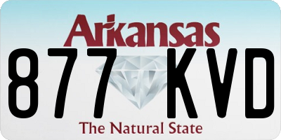 AR license plate 877KVD