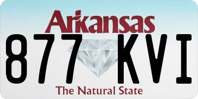 AR license plate 877KVI