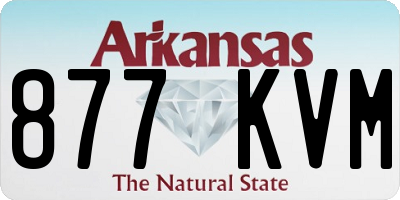 AR license plate 877KVM