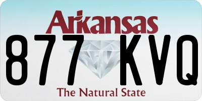 AR license plate 877KVQ