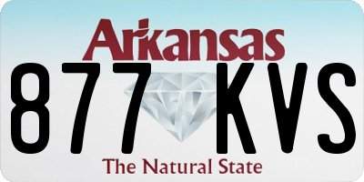 AR license plate 877KVS