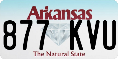 AR license plate 877KVU