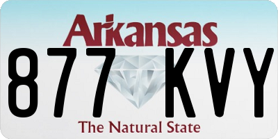 AR license plate 877KVY