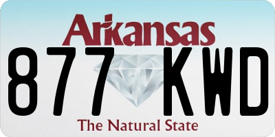 AR license plate 877KWD
