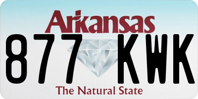 AR license plate 877KWK