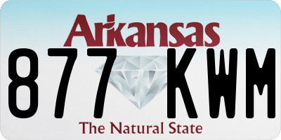 AR license plate 877KWM