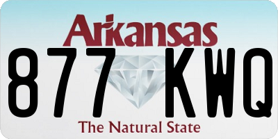 AR license plate 877KWQ